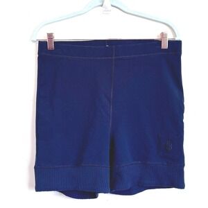 Free People Movement Womens High Rise Biker Shorts Size XL Blue Athletic Yoga